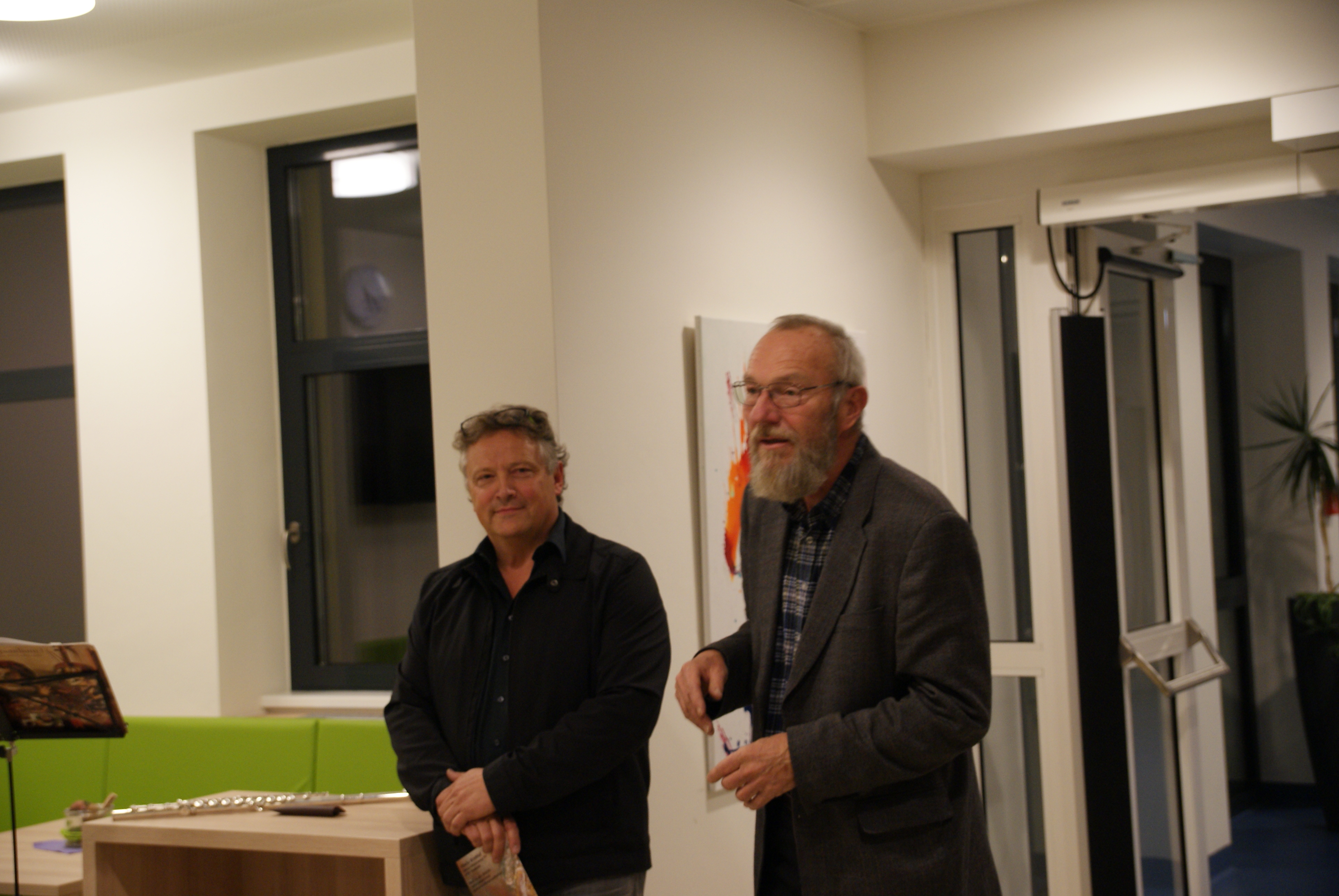 Anton Göllner mit Ernst Trybula