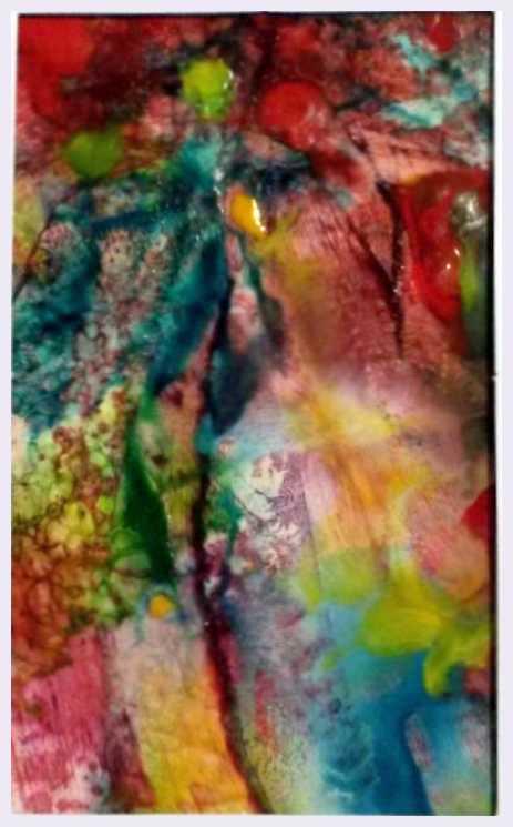 Encaustic - 12x8 cm